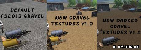 New Darker Gravel Textures v 1.2